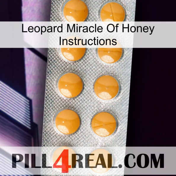 Leopard Miracle Of Honey Instructions levitra1.jpg